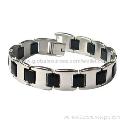 Classical Metal Bracelet, Made Of 316L Stainless Steel, Unisex